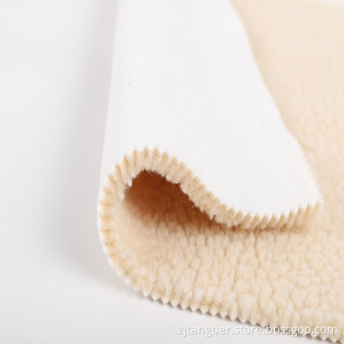 Stickat tjockare Polar Fleece Sherpa Fleece Bonded Fabric